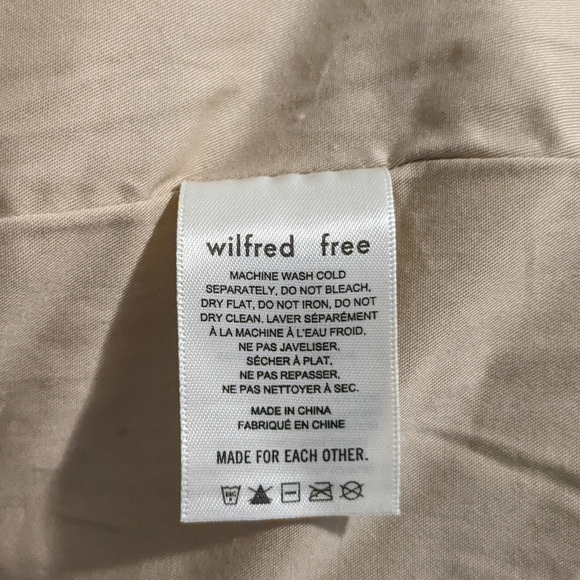 Teddy Bomber Jacket, Wilfred Free, Beige, Small - Picture 6 of 7